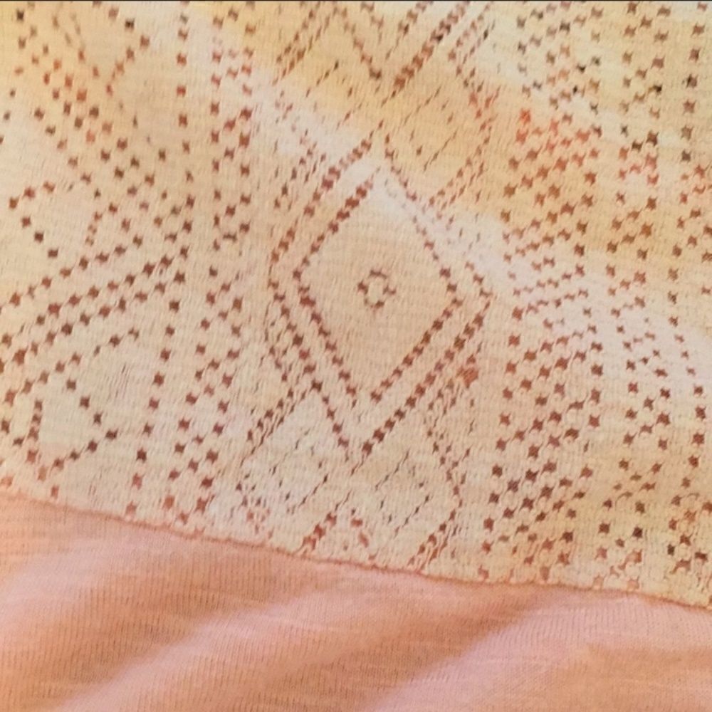 Lucky Brand XL Peach Top Lace - Picture 13 of 16